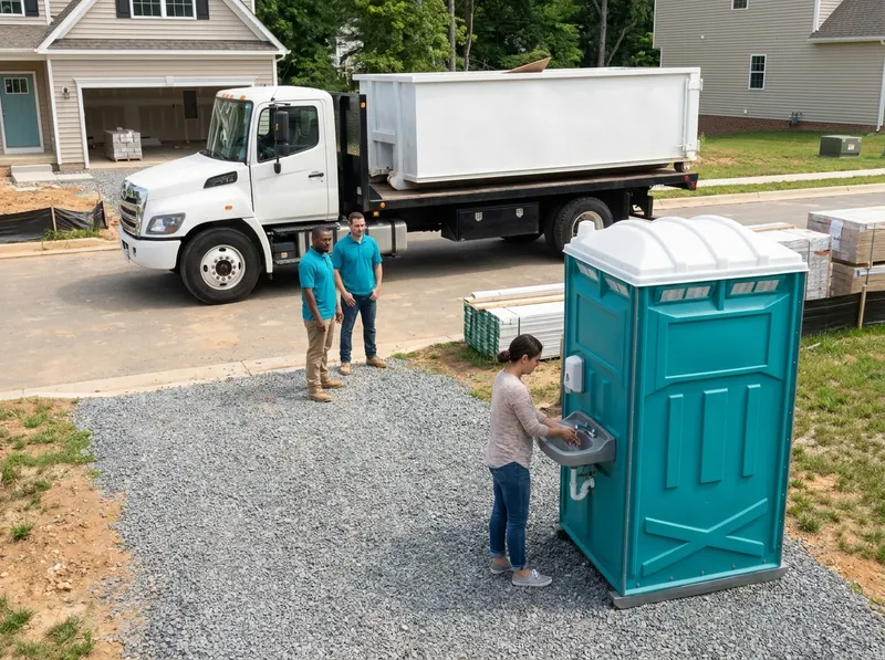 Flushable Restrooms with Integrated Sinks in Woodbridge, VA