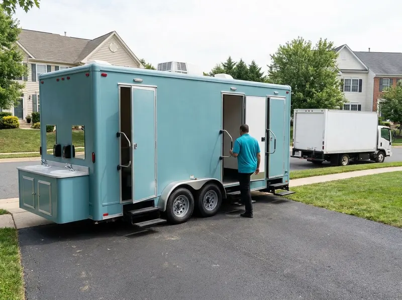 Multi-Stall Luxury Restroom Trailers in Woodbridge, VA